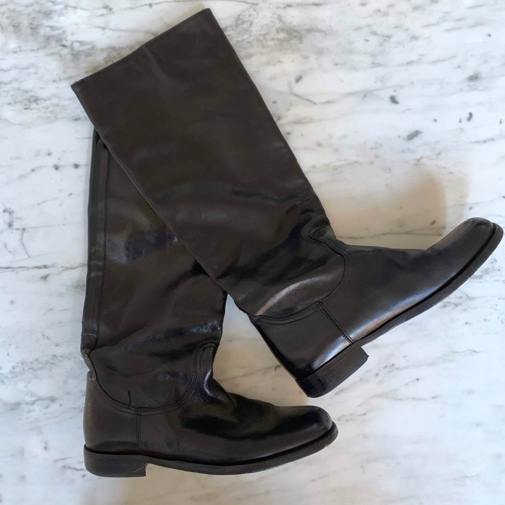MARGIELA | Leather Riding Boots